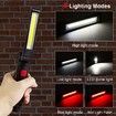 Rechargeable Work Lights,LED Work Light with Magnetic Base & Hanging Hook,360 Degree Rotate 5 Modes magnetic Rechargeable Flashlights (2 Pack)