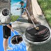 High Pressure Washer Surface Cleaner 15 Inch Concrete Driveway Scrubber 4000PSI Power Jet Extension Wand Nozzle 1/4" Connector