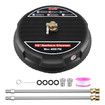 High Pressure Washer Surface Cleaner 15 Inch Concrete Driveway Scrubber 4000PSI Power Jet Extension Wand Nozzle 1/4" Connector