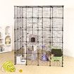 XL Cat Enclosure Cage House Metal DIY Rabbit Bunny Hutch Crate Ferret Kitten Kennel Fence Playpen Barrier Pen Habitat