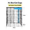 XL Cat Enclosure Cage House Metal DIY Rabbit Bunny Hutch Crate Ferret Kitten Kennel Fence Playpen Barrier Pen Habitat