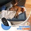 Electric Dog Cat Heater Bed Pet Kitty Heated Pad Heating Mat Puppy Warming Blanket Winter Warmer XL 90x60cm 2 Cloth Covers