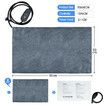 Electric Dog Cat Heater Bed Pet Kitty Heated Pad Heating Mat Puppy Warming Blanket Winter Warmer XL 90x60cm 2 Cloth Covers