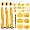 Gas Can Spout Replacement,Gas Can Nozzle Replacement,(3 Kit-Yellow) For Most 1/2/5/10 Gallon Gas Cans,Replacement gas can spout,Gas Can Replacement Spout