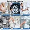 Electric Spin Scrubber,Electric Cleaning Brush Cordless Power Scrubber with 6 Replaceable Brush Heads Handheld Power Shower Scrubber