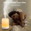 Essential Oil Diffuser for Bedroom, Quiet Humidifiers for Home, Ultrasonic 250ML Small Aroma Diffuser, for Baby Bedroom, Hotel, Plant, White