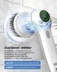 Electric Spin Scrubber,Cordless Cleaning Brush with LED Display,6 Replaceable Brush Heads,2 Speeds,Handheld Power Shower Scrubber for Cleaning Floors,Grout,Windows,Bathtubs,Tiles,Sink,Car
