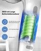 Electric Spin Scrubber,Cordless Cleaning Brush with LED Display,6 Replaceable Brush Heads,2 Speeds,Handheld Power Shower Scrubber for Cleaning Floors,Grout,Windows,Bathtubs,Tiles,Sink,Car