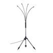 Standing Misters for Outside Patio,Adjustable Height 3.2-4.1FT Misting System Line 26.5FT Portable Water Misters for Cooling Outdoor with Tripod Base Stand Mister for Backyard Pool Party