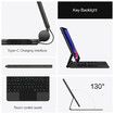 Magic Keyboard for Samsung Galaxy Tab S9 FE S8 S7 11 Inch Magnetic Keyboard Case Floating Cantilever Stand