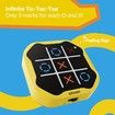 Tic Tac Toe Bolt Game, 3 in 1 Handheld Puzzle Game Console, Portable Travel Games for Educational and Memory Growth, Fidget Toys Board Games for Kids, Men and Womens, Birthday Gifts for Age 3+