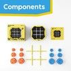 Tic Tac Toe Bolt Game, 3 in 1 Handheld Puzzle Game Console, Portable Travel Games for Educational and Memory Growth, Fidget Toys Board Games for Kids, Men and Womens, Birthday Gifts for Age 3+