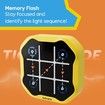 Tic Tac Toe Bolt Game, 3 in 1 Handheld Puzzle Game Console, Portable Travel Games for Educational and Memory Growth, Fidget Toys Board Games for Kids, Men and Womens, Birthday Gifts for Age 3+