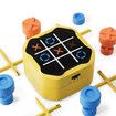 Tic Tac Toe Bolt Game, 3 in 1 Handheld Puzzle Game Console, Portable Travel Games for Educational and Memory Growth, Fidget Toys Board Games for Kids, Men and Womens, Birthday Gifts for Age 3+