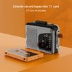Portable Cassette Players & Recorders, AM FM Radio Walkman Cassette Player Convert to MP3 by Micro SD Card, Built-in Mic and Speaker for Voice Recorder, 2AA Battery or USB Power Supply