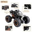 Remote Control Car with Camera, High Speed Alloy Off Road Truck Fast Racing Vehicle Electric Hobby Toy Car Gift for Boys Kids Teens