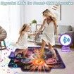 LED Light Dance Music Mat with 6-Button Wireless BT Connect,Music Dance Game Kids Birthday Gifts for Girl Boy,Play Kid Dance Pad
