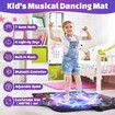 Dance Music Mat with 7 LED Lights,Wireless Bluetooth and 5 Levels,Great Birthday,Christmas Toy