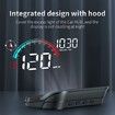 Universal Car HUD Head Up Display,GPS Speedometer with One-Piece Sunshade Design with Auto Brightness,Speed Alert,Clock,Trip Time,AB Distance