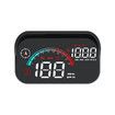 Universal Car HUD Head Up Display,GPS Speedometer with One-Piece Sunshade Design with Auto Brightness,Speed Alert,Clock,Trip Time,AB Distance