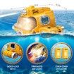 Remote Control Boat for Kids,2.4GHZ Mini RC Boat with Spray Water Pump and Led Lights Lakes & Swimming Pool Toys,Age3+,2 Rechargeable Batteries (Yellow)