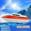 RC Boat,Remote Control Boats for Lake/Pool/Pond,2.4 GHz High Speed Mini Boats,Outdoor Adventure Electric RC Racing Boats for Kids (Red)