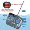 Pool Toys Remote Control Stingray Diving into Water High Simulation Robot Manta ray Lights Rechargeable Battery Great Gift RC Boat for Age3+,Blue