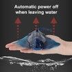 Pool Toys Remote Control Stingray Diving into Water High Simulation Robot Manta ray Lights Rechargeable Battery Great Gift RC Boat for Age3+,Blue