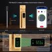 Smart Wireless Meat Thermometer with LED Display Bamboo Base, Up to 700ft App Remote Monitoring for BBQ, Grill, Oven, Rotisserie, Air Fryer, IP68 Waterproof