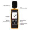 Decibel Meter Sound Level Reader 30-130dB(A), Hand-held Sound Noise Meter with Backlight Alarm