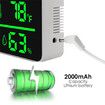 Sound Level Meter with Large LED Display Decibel Temperature Humidity Wall Hanging Noise Monitor