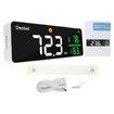 Sound Level Meter with Large LED Display Decibel Temperature Humidity Wall Hanging Noise Monitor