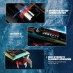 Brushless RC Boat 40+MPH,Remote Control Boat,19 Inch Large Fast Racing Boat for Salt Water,Lake,River,Fishing with Self-Righting,LED Light,Low Battery Alarm
