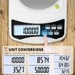 Mini Smart Weigh Portable Scale Digital Gram Scale Jewelry Scale 1000g by 0.01g Accuracy, Multi-Function High Precision Electronic Scale