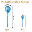 Plant Watering Globes,10pcs Plastic Plant Automatic Water Bulbs Flower Self Feeder Balls Irrigation Device Auto Waterer Planter Insert Stakes