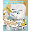Phomemo T02 Sticker Printer, Inkless Printer Mini Printer Sticker Maker Bluetooth Thermal Pocket Printer for Study Notes, Stickers, Photos, DIY Printing, with 3 Rolls Paper, White