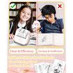 Phomemo T02 Sticker Printer, Inkless Printer Mini Printer Sticker Maker Bluetooth Thermal Pocket Printer for Study Notes, Stickers, Photos, DIY Printing, with 3 Rolls Paper, Pink