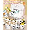 Phomemo T02 Sticker Printer, Inkless Printer Mini Printer Sticker Maker Bluetooth Thermal Pocket Printer for Study Notes, Stickers, Photos, DIY Printing, with 3 Rolls Paper, Pink