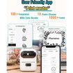 Phomemo M110 Label Maker with 1 Roll Labels, Mini Portable Bluetooth Thermal Label Printer for Clear Label, Barcode, Clothing, Office, Business, Compatible with Android and iOS, White