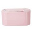 Wipe Warmer LED Display Adjustable, Portable Baby Wipe Dispenser for Home Car Travel (Pink)