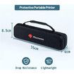 Phomemo Case, Compatible with Itari, COLORWING, Odaro, Omezizy M08F/P831/TP81 Letter and A4 Portable Printer, for HPRT MT800 Mobile Travel Printer Storage Holder Paper and USB Cable (Box Only)