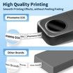 Phomemo D30 Label Printer with 1 Roll Rabel, Bluetooth Wireless Mini Pocket Smartphone Label Maker Machine, Direct Thermal Printer Rechargeable Labeler Compatible with iPhone/Android, for Home Office Labeler, Black