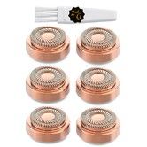 Facial Hair Removal Replacement Heads Flawless Finishing Touch 6PCS Remover for Gen 2 Women’s Epilator