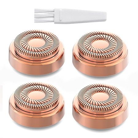 Replacement Heads Flawless Facial Hair Remover Blades Finishing Touch 4Pcs Gen 2 Grooming Beauty Accessory