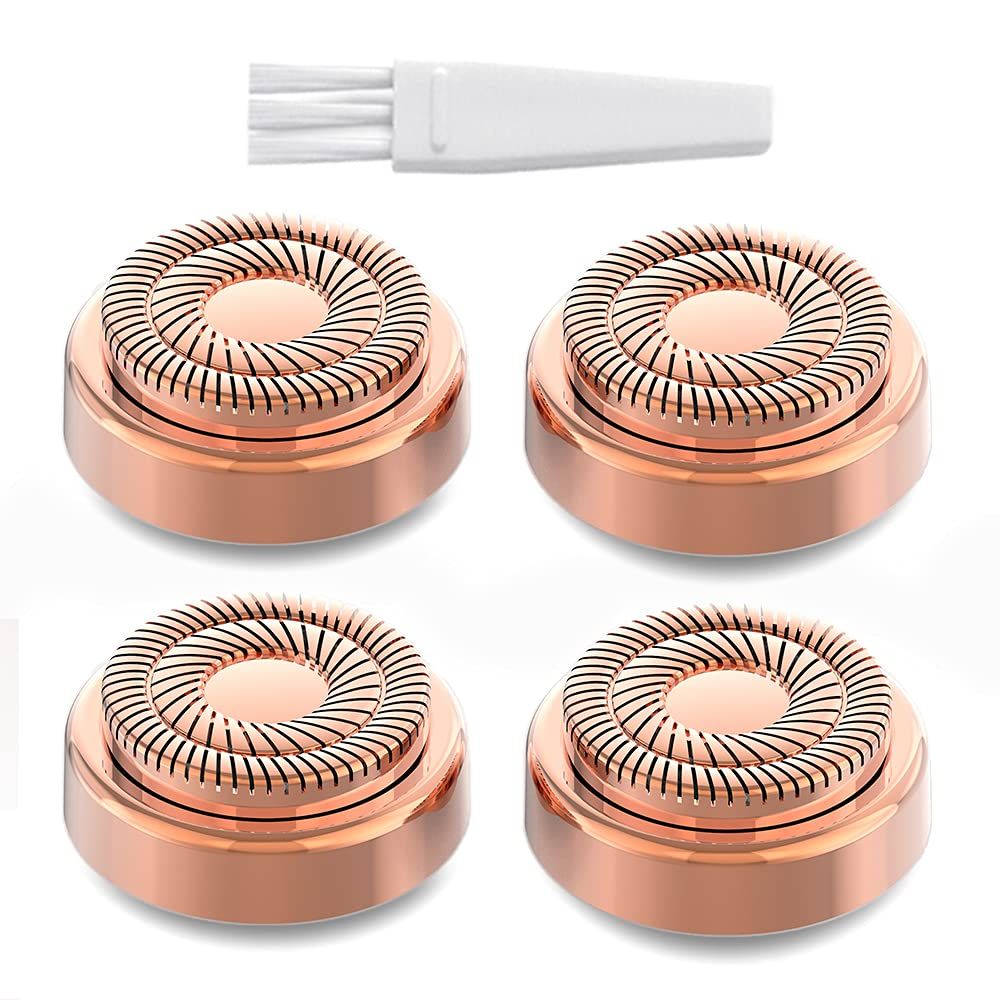 Replacement Heads for Flawless Facial Hair Remover,Replacement Blades for Old Finishing Touch Flawless Hair Removal (4Pack,For Gen 2)