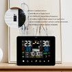 Weather Station Wireless Indoor Outdoor Thermometer, Color Display Temperature Humidity Monitor with Alert, Adjustable Backlight