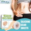 Silicone Scar Sheets, Silicone Scar Tape 4 x 150 cm, Reusable and Effective Scar Removal Sheets, Silicone Scar Removal Sheets