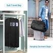 54Inch Suit Bags for Closet Storage and Travel,Gusseted Hanging Garment Bags for Men Suit Cover With Handles for Clothes,Coats,Jackets,Shirts (3 Packs)