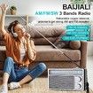 Radios Portable AM FM Retro Radio,Transistor Radios with Loud Speakers,Battery Powered or DC Power,Suitable for Indoor Outdoor and Emergency Use,Small Transistor Radio AM FM Gifts