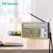 Radios Portable AM FM Retro Radio,Transistor Radios with Loud Speakers,Battery Powered or DC Power,Suitable for Indoor Outdoor and Emergency Use,Small Transistor Radio AM FM Gifts